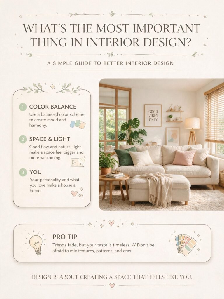 what is the most important thing in interior design mintpalment